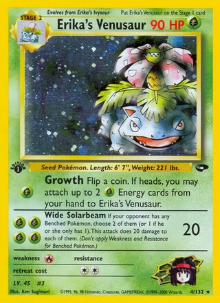Erika's Venusaur 4/132 - Gym Heroes
