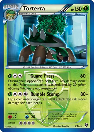 Torterra 3/135 - Plasma Storm