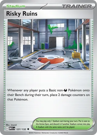 Risky Ruins 127/132 - Mega Evolution Base