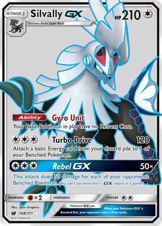 Silvally-GX 108/111 - Crimson Invasion