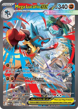 Mega Lucario ex 179/132 - Mega Evolution Base