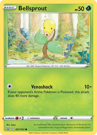 Bellsprout 001/163 - Battle Styles