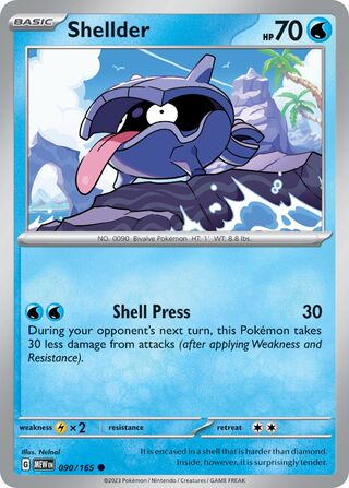 Shellder 090/165 - Scarlet & Violet 151