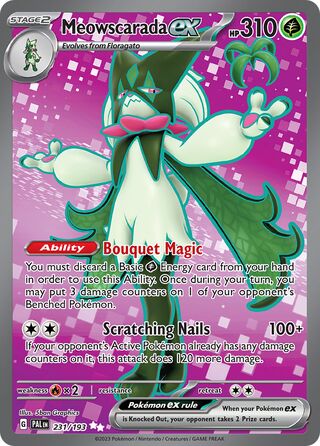 Meowscarada ex 231/193 - Paldea Evolved