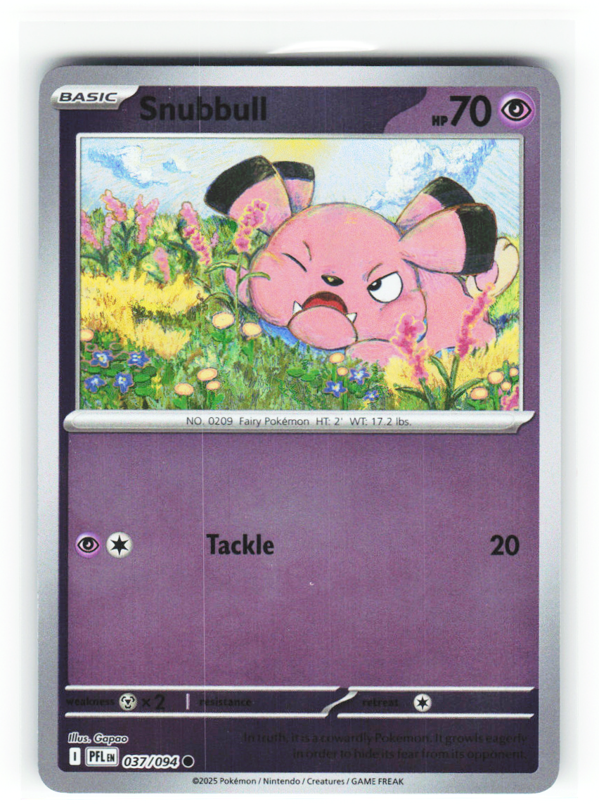 Snubbull 037/094 - Phantasmal Flames - NM (ID: 53133548950294) - front