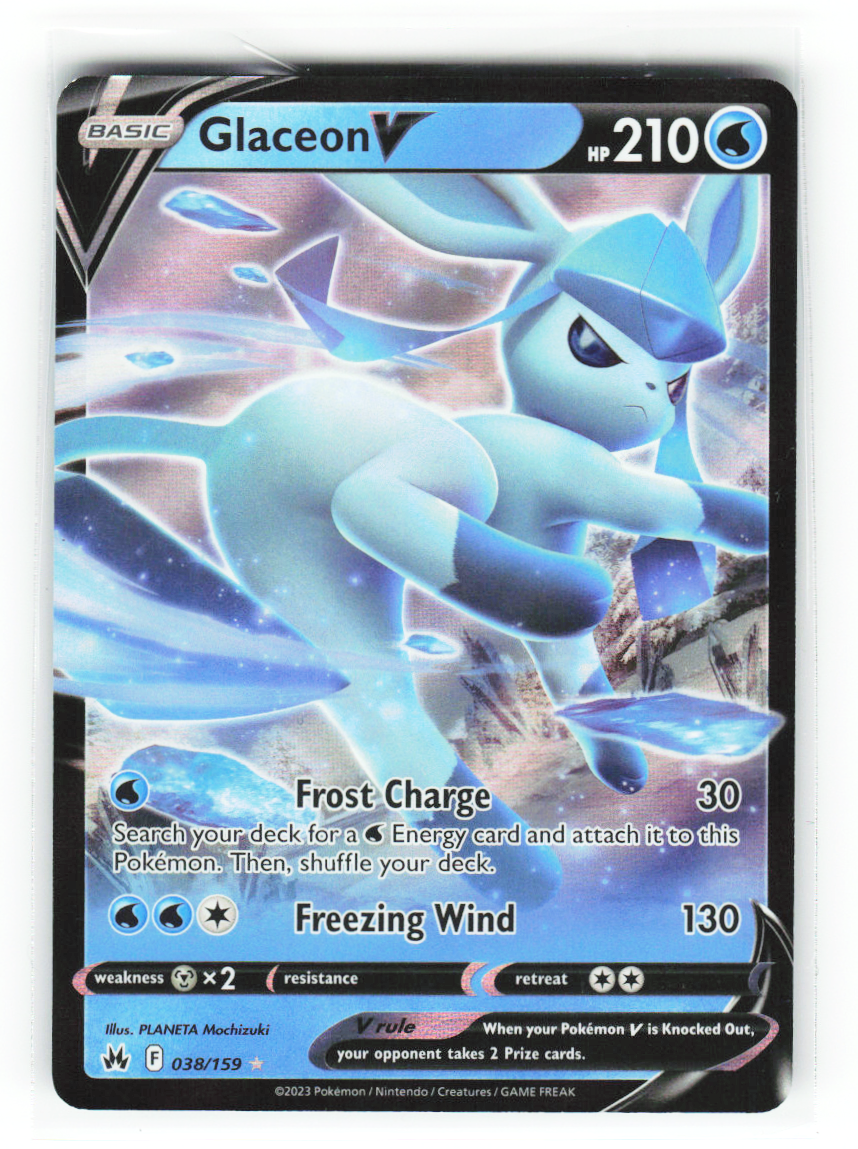 Glaceon V 038/159 - Crown Zenith