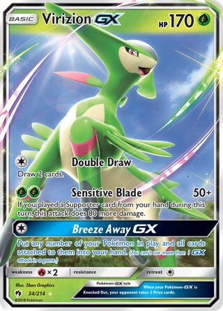 Virizion-GX 34/214 - Lost Thunder