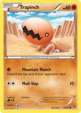 Trapinch 53/111 - Furious Fists