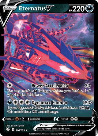 Eternatus V 116/189 - Darkness Ablaze