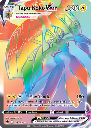 Tapu Koko VMAX 166/163 - Battle Styles