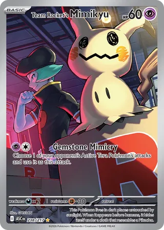 Team Rocket's Mimikyu 238/217 - Ascended Heroes