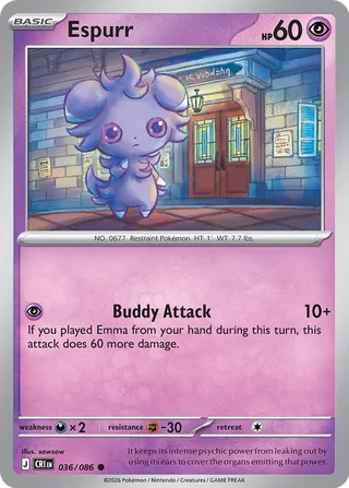 Espurr 036/086 - Chaos Rising