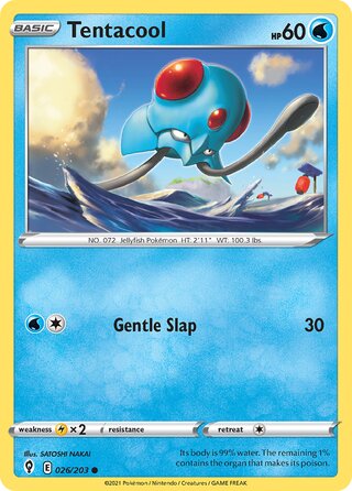 Tentacool 026/203 - Evolving Skies