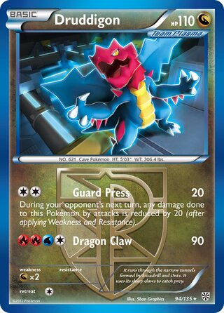 Druddigon 94/135 - Plasma Storm