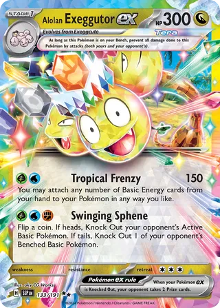 Alolan Exeggutor ex 133/191 - Surging Sparks