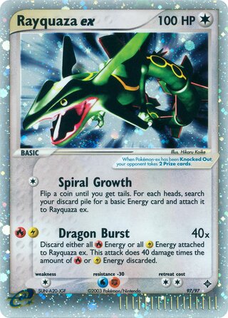 Rayquaza ex 97/97 - Dragon