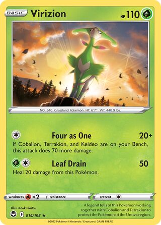 Virizion 014/195 - Silver Tempest