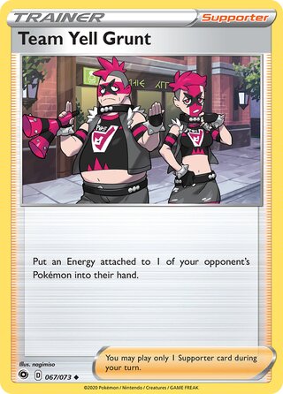 Team Yell Grunt 067/073 - Champion's Path