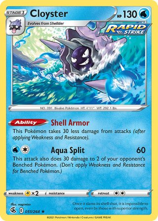 Cloyster 051/264 - Fusion Strike