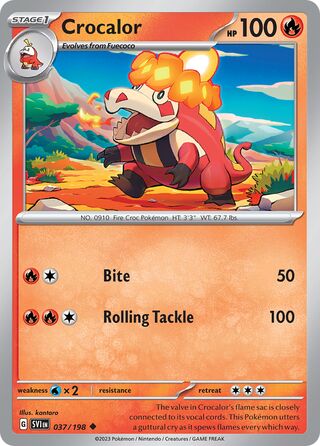 Crocalor 037/198 - Scarlet & Violet Base