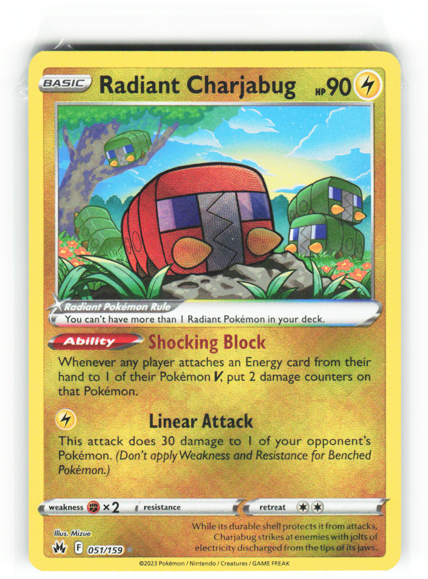 Radiant Charjabug 051/159 - Crown Zenith