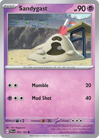 Sandygast 095/193 - Paldea Evolved
