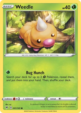 Weedle 001/185 - Vivid Voltage