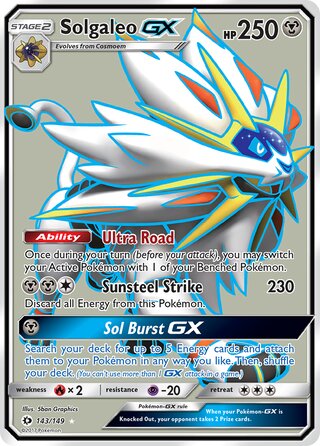 Solgaleo-GX 143/149 - Sun & Moon Base