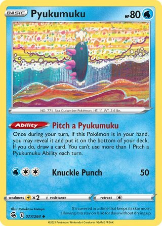 Pyukumuku 077/264 - Fusion Strike