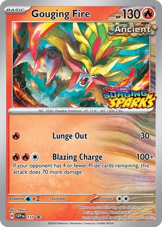 Gouging Fire 151 - Scarlet & Violet Promos
