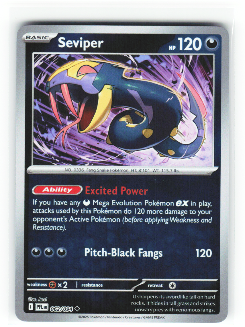 Seviper 062/094 - Phantasmal Flames - NM (ID: 53134931408686) - front
