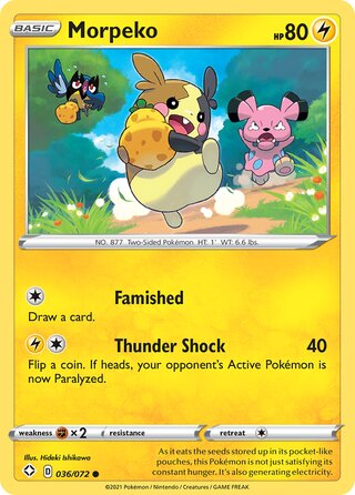 Morpeko 036/072 - Shining Fates