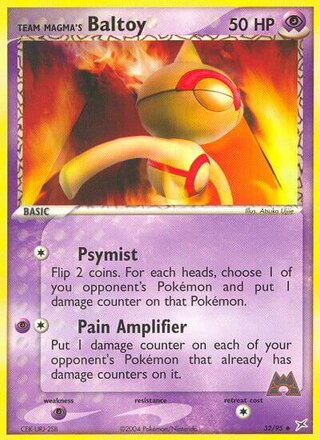 Team Magma's Baltoy 32/95 - Team Magma vs Team Aqua