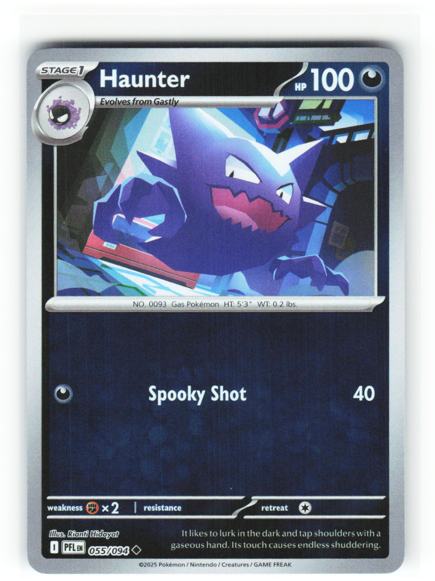 Haunter 055/094 - Phantasmal Flames - NM (ID: 53133550056389) - front