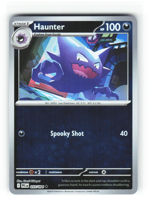 Haunter 055/094 - Phantasmal Flames - NM (ID: 53133550056389) - front