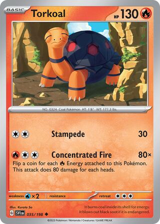 Torkoal 035/198 - Scarlet & Violet Base