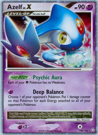 Azelf LV.X 140/146 - Legends Awakened
