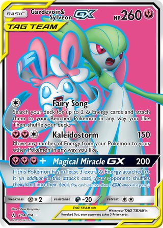Gardevoir & Sylveon-GX 204/214 - Unbroken Bonds