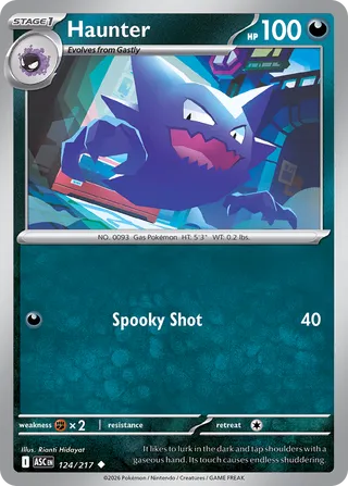 Haunter 124/217 - Ascended Heroes