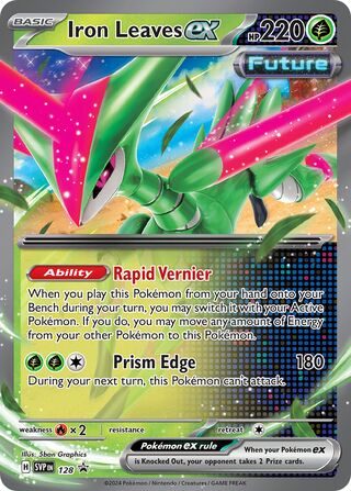 Iron Leaves ex 128 - Scarlet & Violet Promos