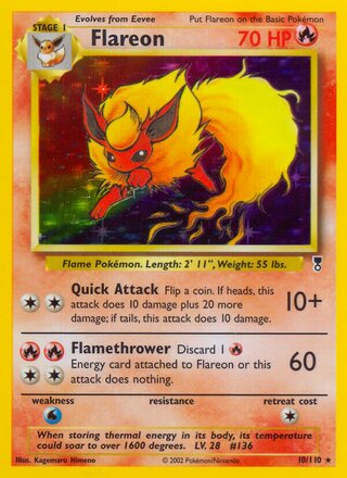Flareon 10/110 - Legendary Collection