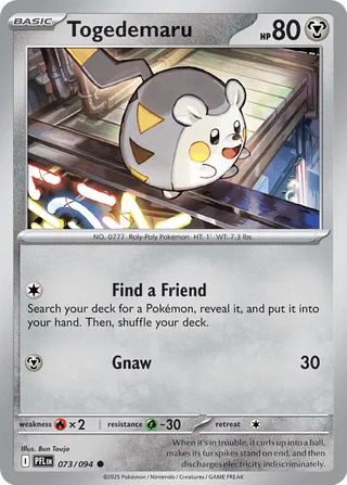 Togedemaru 073/094 - Phantasmal Flames