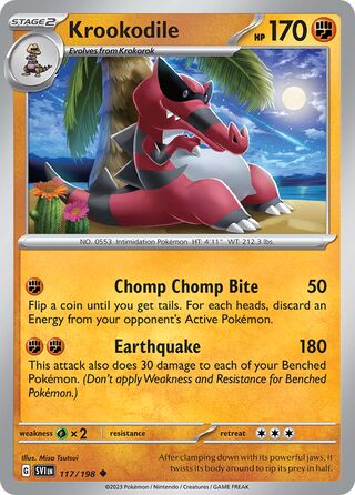 Krookodile 117/198 - Scarlet & Violet Base