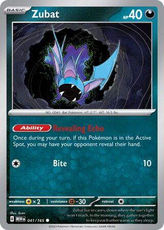 Zubat 041/165 - Scarlet & Violet 151