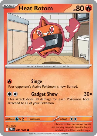 Heat Rotom 043/182 - Destined Rivals