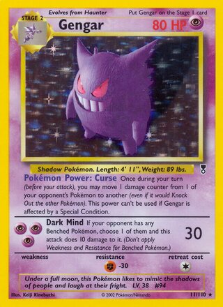 Gengar 11/110 - Legendary Collection