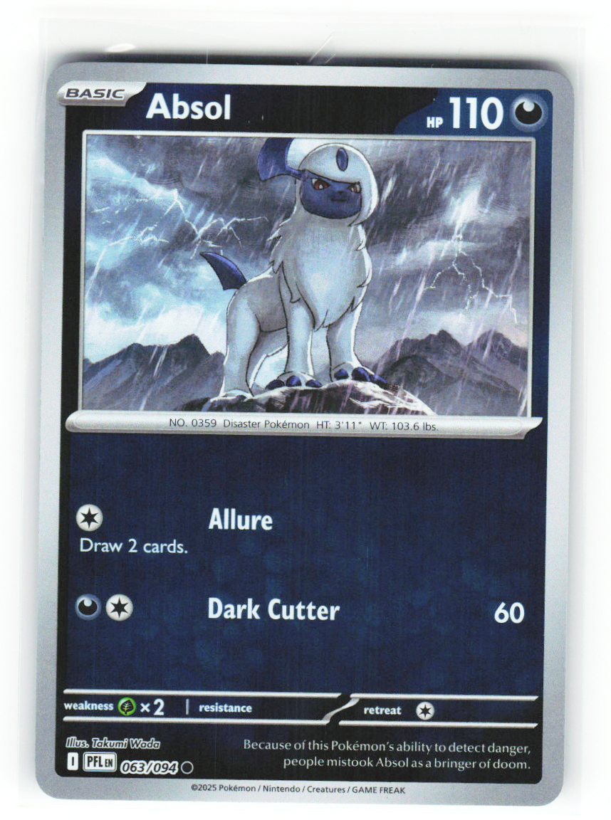 Absol 063/094 - Phantasmal Flames - NM (ID: 53133550408717) - front