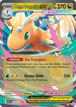 Mega Dragonite ex 152/217 - Ascended Heroes