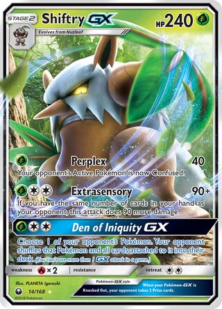 Shiftry-GX 14/168 - Celestial Storm