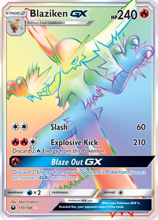 Blaziken-GX 170/168 - Celestial Storm